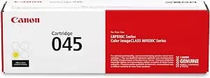 Canon Genuine 045 Yellow Toner Cartridge Compatible With lbp612cdw, mf632cdw, mf634cdw