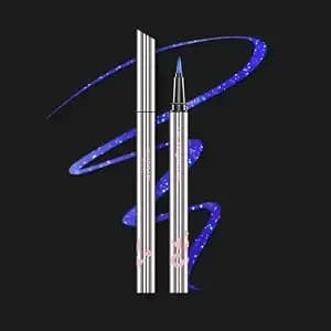 Chameleon Liquid Glitter Eyeliner – Highly Pigmented Metallic Multi-Color Shifting, Waterproof, Smudge-Proof, Ultra-Fine Tip, Longwearing, #103