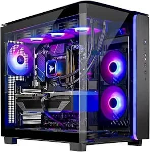 Skytech Gaming King 95 Gaming Pc, Amd Ryzen 7 9850x3d 4.7ghz, Nvidia Rtx 5080 16gb Vram, 2tb Nvme Ssd, 32gb ddr5 Ram 6000, 850w Gold Atx 3 Psu, 360 Argb Aio, Wi-Fi 5, Windows 11, Desktop