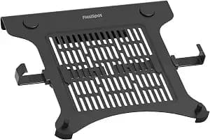 Flexispot Laptop Tray For Monitor Arm, Vesa Mount 75x75&100x100mm, Fits Laptops Up To 17.3in, Notebook Tray With Lockable Clips For Home Office- Black