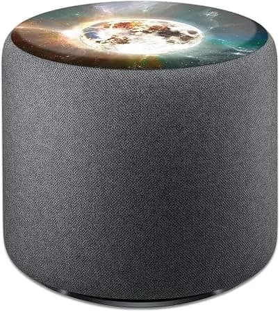 Mightyskins Skin Compatible With Amazon Echo Sub - Moon Explosion - Protective, Durable, And Unique Vinyl Decal Wrap Cover - Easy To Apply, Remove, And Change Styles - Made In The Usa