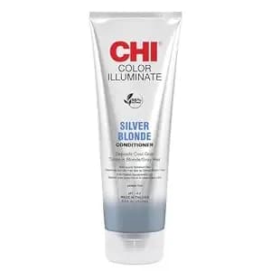 Chi Color Illuminate Conditioner, Helps Maintain Fresh Color In Natural & Color-Treated Hair, Sulfate, Paraben, & Cruelty-Free, Silver Blonde, 8.5 Oz