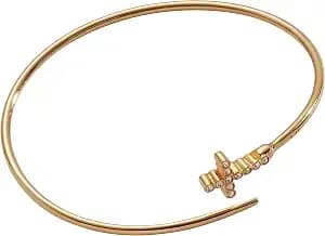 Alex And Ani Faith Bespoken Cross Cuff