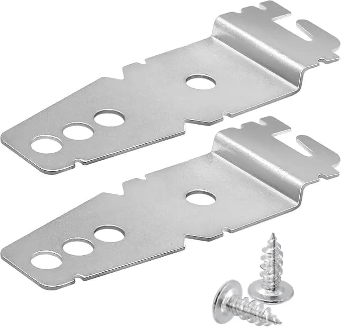 2 Pack 8269145 Dishwasher Mounting Bracket With Screws - Fit For Whirlpool Kenmore Kitchen-Aid Dishwasher, Replace wp8269145 wp8269145vp Undercounter Dishwasher Bracket 365 Days Warranty By Beaquicy