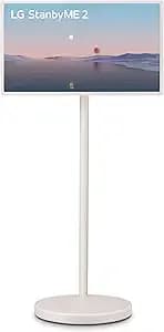 Lg 27-Inch Stanbyme 2 With Folio Cover, Portable Touch Screen Tv, Dolby Vision, hdr10, Filmmaker Mode, Built-In Battery, Full Swivel Rotation (27lx6tyga, 2025)