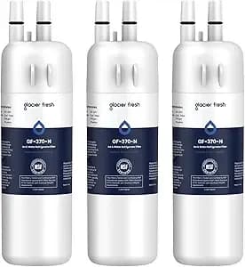 Glacier Fresh edr1rxd1 Water Filter Compatible With w10295370a, 3 Pack - whr1rxd1, kad1rxd1, Filter 1, w10295370, p4rfwb, p8rfwb2l, 46-9930, 46-9081 Refrigerator Water Filter