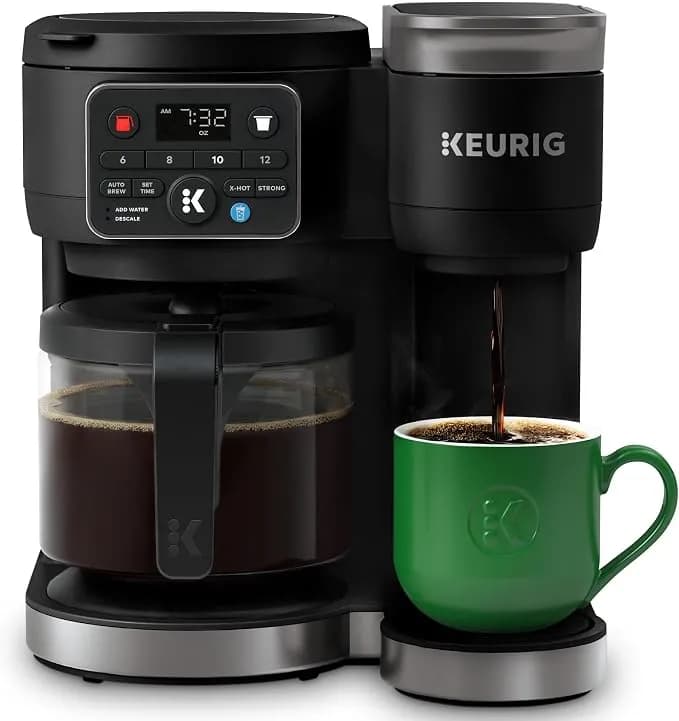 Keurig K-Duo Hot & Iced Single Serve & Carafe Coffee Maker, Multistream Technology, 72oz Reservoir (Gen 2) - Multistream Technology, Reservoir (Gen 2)
