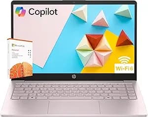 Hp 2026 Ultrabook Laptop For Students & Home, 8gb Ram 256gb Ssd - Microsoft Office 365 With Copliot Ai, Quad-Cores Intel Processor, Windows 11, Lightweight, Long Battery Life