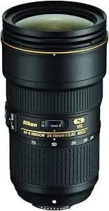 Nikon Af-S Fx Nikkor 24-70mm F/2.8e Ed Vibration Reduction Zoom Lens With Auto Focus For Nikon Dslr Cameras Black - Auto Focus For Dslr Cameras