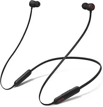 Beats Flex Wireless Earbuds - Apple w1 Headphone Chip, Magnetic Earphones, Class 1 Bluetooth, 12 Hours Of Listening Time, Built-In Microphone - Black - Includes Usb-C Cable, Eartips And Guide For Charging, Fit And Setup