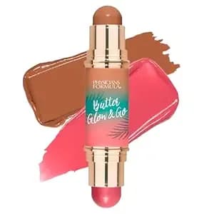 Physicians Formula Butter Glow & Go Multiuse Stick, Ultra-Creamy Radiant Finish Formula With Murumuru Butter, Vegan & Cruelty-Free- Berry Tan