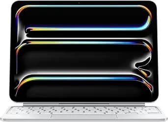 Apple Ipad Magic Keyboard Case For Ipad Pro 11-Inch (m4 And m5), Great Typing Experience, Built-In Trackpad, Function Row, Us English - White