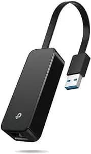 Tp-Link Usb To Ethernet Adapter (ue306), Supports Nintendo Switch, 1gbps Gigabit rj45 To Usb 3.0 Network Adapter, Foldable & Portable Design, Plug And Play, Compatible With Windows, Macos, And Linux