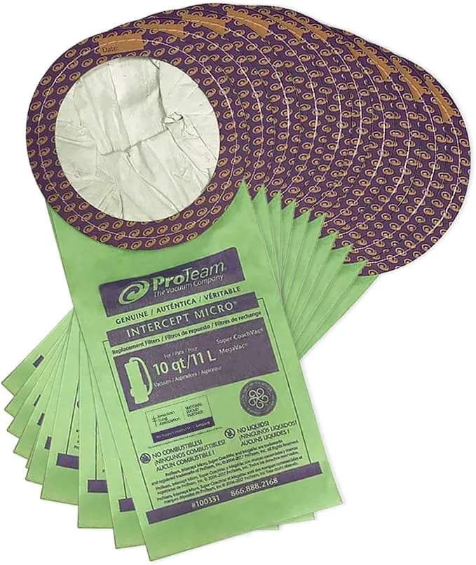 Pro-Team - Pack Of 10 Fits (Coachvac, Super Coachvac, Megavac) - 100331