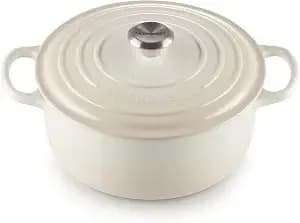 Le Creuset Enameled Cast Iron Signature Round Dutch Oven, 5.5 Qt., Meringue