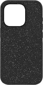 Swarovski High Smartphone Case For Iphone 15 Pro, Black Crystals, Part Of The High Collection