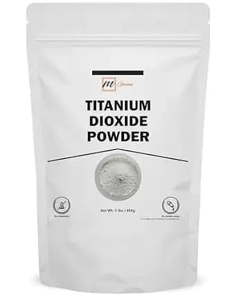 100% Natural Non-Nano & Uncoated Titanium Dioxide Powder For Skin Hair And Health Care 1 Lbs / 454 Gms