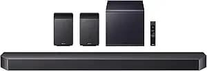Samsung q990f 11.1.4ch Q Series Subwoofer + Rear Speaker, Wireless Dolby Atmos, Q-Symphony, Game Mode Pro, Adaptive Sound (Hw-q990f, 2025)