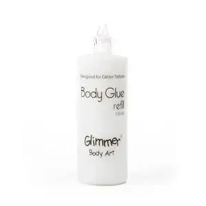 Glimmer Body Art Glitter Tattoo Skin Glue 4.2 Fl Oz. (120 Ml)