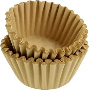 8-12 Cup Basket Coffee Filters (Natural Unbleached, 200) - Made In Usa Basket Coffee Filters, 8-12 Cup Size, Natural Unbleached Paper, 200 Count, For Drip Coffee Makers