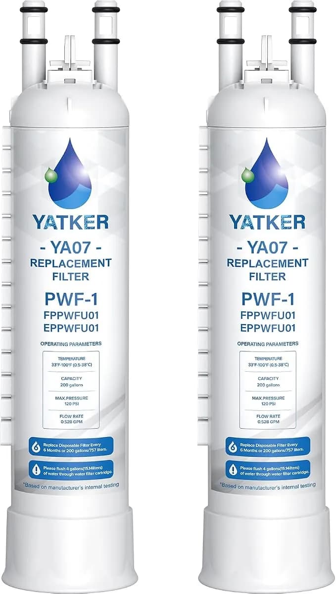 fppwfu01 Water Filter Replacement-2packs - Compatible With Frigidaire fppwfu01, Purepour Pwf-1, Electrolux eppwfu01, Pureadvantage Pwf-1