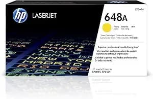 Hp 648a Yellow Toner Cartridge - Works Color Laserjet Enterprise cp4025, cp4525 Series - ce262a