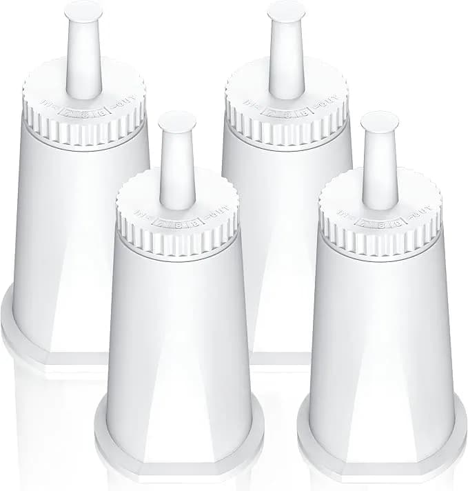 Water Filter Replacement For Breville Espresso Machine Barista Touch bes880 - Compatible With Barista Pro bes878, Oracle Touch bes990, Oracle bes980, Dual Boiler bes920 Bambino Claroswiss Sage, 4 Pack