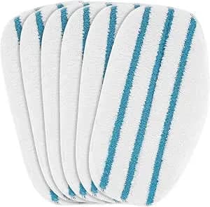 Linniw 6 Pack Replacement Steam Mop Pads Compatible For Pursteam Thermapro 10-In-1