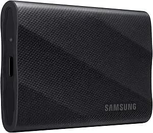 Samsung t9 Portable Ssd 1tb, Usb 3.2 Gen 2x2 External Ssd, Up To 2,000 Mb/S - External Solid State Drive For Gaming, Students And Professionals, Mu-pg1t0b/Am, Black