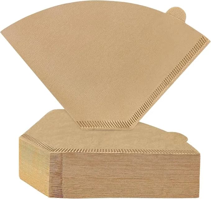 200 Count #4 Cone Coffee Filters 8-12 Cup, Unbleached Natural Coffee Paper Filters, No Blowout, Disposable Coffee Filter For Pour Over And Drip Coffee Maker