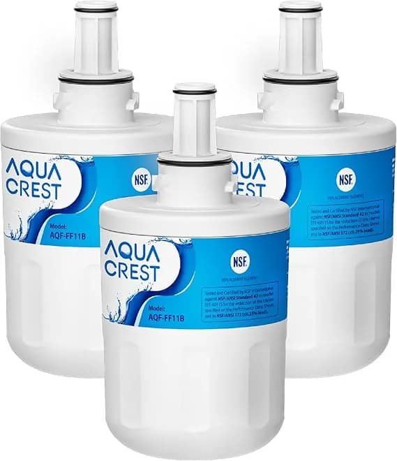 Aqua Crest Water Filter Replacement For Samsung® da29-00003g, 3 Pack - Replacement For Samsung® da29-00003b, da29-00003a, Aqua-Pure Plus, hafcu1, rfg237aars, Fms-1, rs22hdhpnsr, rsg257aars, Wss-1
