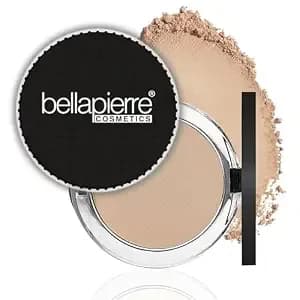 Bellapierre Compact Mineral Foundation Spf 15 - Pressed Powder Foundation, Concealer, Finishing And Setting Powder, Lightweight Talc-Free Formula - 0.35 Oz - Cinnamon