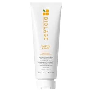 Biolage Smooth Proof Conditioner – For Frizzy Hair, 8 Fl Oz - Camellia Oil, Glycerin, Vegan, Paraben-Free, Detangles, Hydrates, Adds Shine, Smooths Frizzy Hair