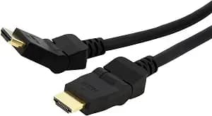 Startech 6ft Swivel Hdmi Cable, 4k 30hz, Male To Male (hdmirotmm6) - 4k High Speed Rotating Hdmi Cord, Uhd Hdmi 1.4 Video, Pivot Cable With 180 Swivel Connector, Hdcp 1.4, 10.2gbps