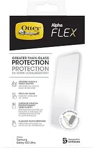 Alpha Flex Antimicrobial Screen Protector For Samsung Galaxy s23 Ultra - Flawless Touch Response, Fingerprint & Scratch Resistant Flexible, Antimicrobial Screen Protector For Samsung Galaxy