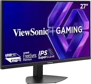 Viewsonic vx2730d-4k 27 Inch 4k Uhd Gaming Monitor, Up To 288hz, Ips, Pc - 0.5ms, Amd Freesync Premium, Hdmi, Displayport, Advanced Ergonomics, Switchable Refresh Rate, Console Play, Fast Action Desk