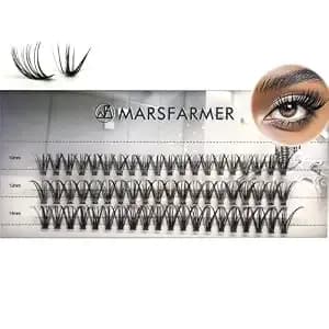 60pcs False Eyelashes Cluster Set - 40d 3 Size 10 12 14mm D Curl Eyelashes Clusters Extension Individual Cluster Lashes