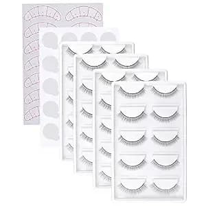 20 Paris Practice Eyelashes For Lash Extensions Supplies,Training Lashes Self-Adhesive Practice Lashes For Training Eyelash Extension Makeup Beginners…