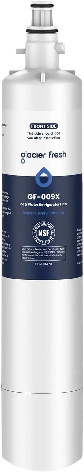 Glacier Fresh Rpwfe, Rpwf Refrigerator Water Filter (Built-In Chip) 1-Pack - Compatible With gfe28gynfs, gfe28gelds, pfe28kelds, pfe28kynfs, gfd28gelds, pwe23kelds, pwe23kmkes