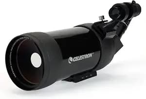 Celestron c90 Maksutov Spotting Scope For Birding, Target Shooting - Ultra-Compact Spotting Scope, Perfect For Long-Range, Visual & Digiscoping Ready, High-Contrast Views, Accepts 1.25" Eyepiece
