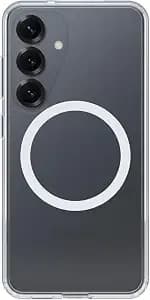 Otterbox Samsung Galaxy s25 - Symmetry Series Magnet Case - Clear - Built In Magnets - 3x Military Drop Protection - Slim Pocket-Friendly - Raised Edges - Anchor Points - Non-Retail Packaging