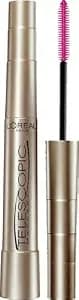 L’Oreal Paris Makeup Original Telescopic Mascara, Separating Mascara Volume And Length Formula, Washable, Blackest Black, 0.27 Fl Oz., 1 Count