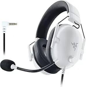 Razer Blackshark v2 X Gaming Headset For Pc, 3.5mm Audio Jack, White