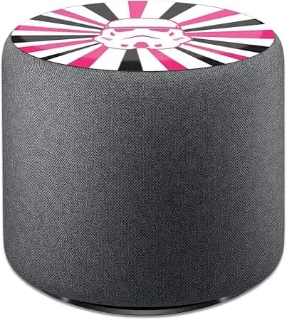 Mightyskins Skin Compatible With Amazon Echo Sub - Pink Star Rays - Protective, Durable, And Unique Vinyl Decal Wrap Cover - Easy To Apply, Remove, And Change Styles - Made In The Usa