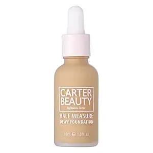 Carter Beauty By Marissa Carter Half Measure Dewy Foundation - Buildable, Light-To-Medium Sheer Finish - Vegan And Cruelty Free, Paraben And Sulfate Free - Sticky Toffee - 1.01 Oz
