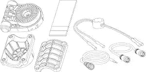 Humminbird 700068-1 Open Water Adapter Kit - Mega Live