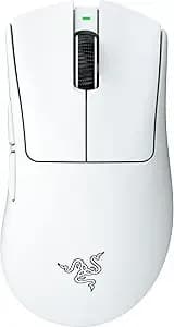 Razer Deathadder v4 Pro Wireless Gaming Mouse, 8khz, 57g, White - Hyperspeed Wireless Gen-2, Optical Scroll Wheel, Optical Switches Gen-4, 45k Sensor Gen-2, Up To 150 Hr Battery, Usb-C