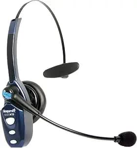 Blueparrott b250-Xts Lightweight Bluetooth Headset - 91% Noise Canceling Headset For Truck Drivers; Lightweight Adjustable Headband, 20 Hr Talk Time