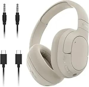 Belkin Isolate Over-Ear Anc Headphones, Cloudcushion, 60h - Hybrid Active Noise Cancelling, Bluetooth 5.4, Foldable, Multipoint, Travel, Home, Office, Usb-C And 3.5mm Cable