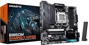 Gigabyte b850m Gaming X wifi6e Amd am5 Matx Motherboard, Support Amd Ryzen 9000/8000/7000 Series, ddr5, 10+2+2 Power Phase, 2x M.2, Pcie 5.0, Usb-C, wifi6e, 2.5gbe Lan, Ez-Latch, 5-Year Warranty
